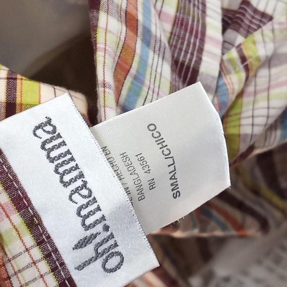 Flannel look button up pearl snap shirt sz. - Picture 7 of 7